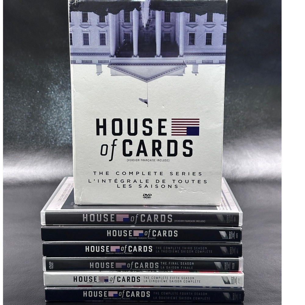 House of Cards Complete Series‎ DVD Seasons 1-5 Box Set English French Version